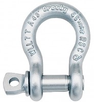 Screw pin anchor shackles meet the performance requirements of Federal Specification RR-C-271D Type IVA, Grade B, Class 2, except for those provi-sions required of the contractor.  For additional information, see page 361.