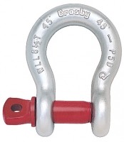 Screw pin anchor shackles meet the
  performance requirements of Federal
  Specification RR-C-271D Type IVA,
  Grade A, Class 2, except for those provi-
  sions required of the contractor.  For
  additional information, see page 361.