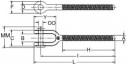 Turnbuckle HG-4037 - Jaw End Fittings